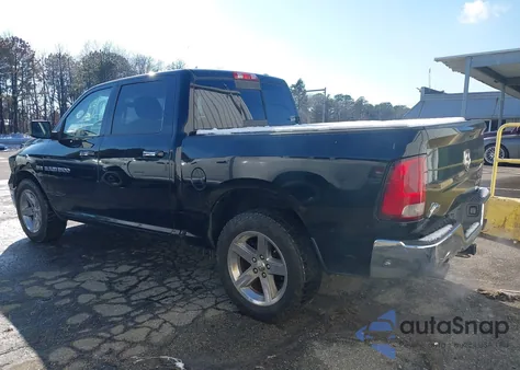 2012 Ram 1500 Slt из США, поврежденный, VIN 1C6RD7LT0CS291206
